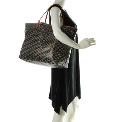 Goyard Goyardine Saint Louis GM Black Gold 2 of 8