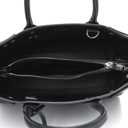 Saint Laurent Grained Calfskin Small Sac De Jour Black 5 of 10