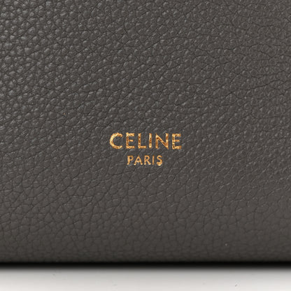 Celine Soft Grained Calfskin Small Sangle Bucket Bag Kohl 6 of 12