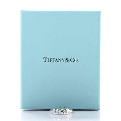 Tiffany Sterling Silver Narrow Infinity Ring 56 7.5 6 of 6