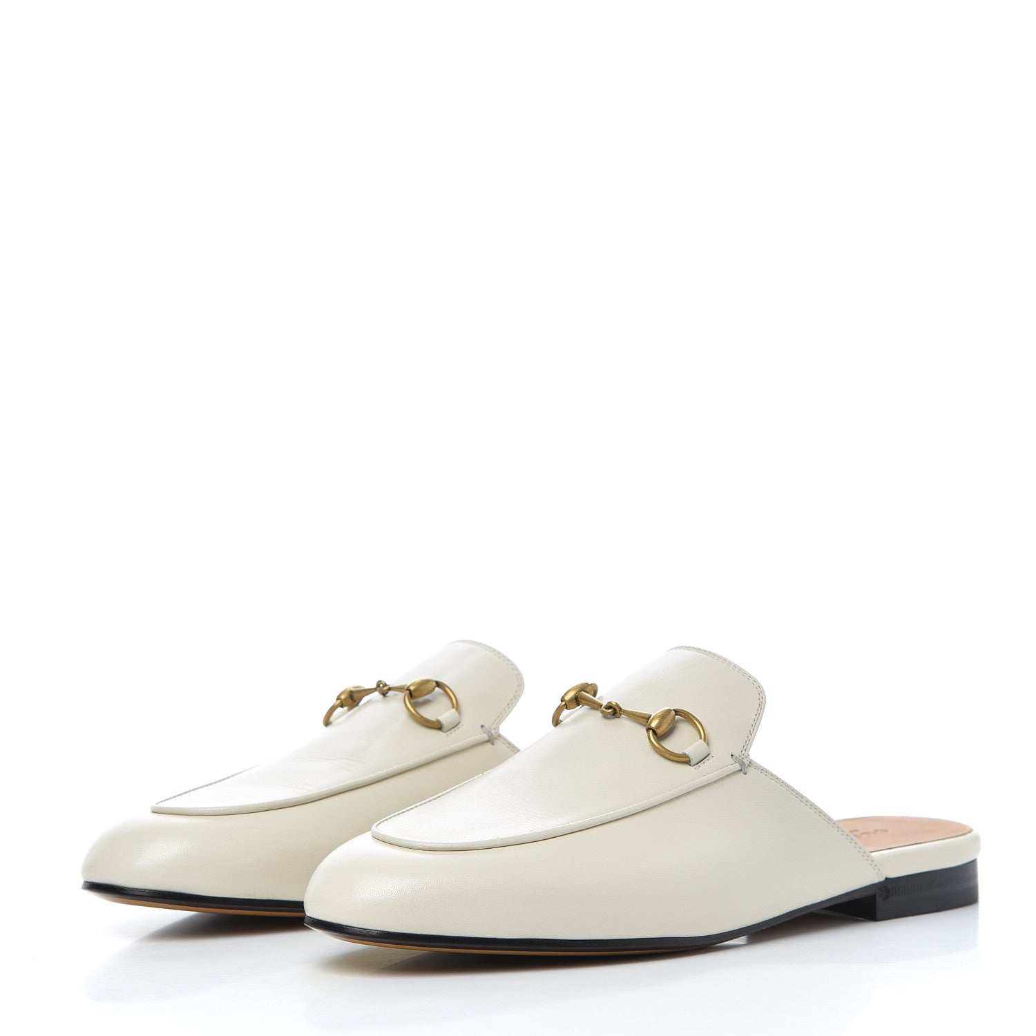 Gucci Malaga Kid Womens Princetown Slippers 38.5 Mystic White 3 of 11