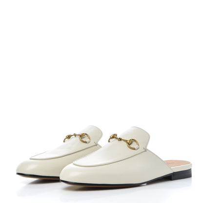 Gucci Malaga Kid Womens Princetown Slippers 38.5 Mystic White 3 of 11
