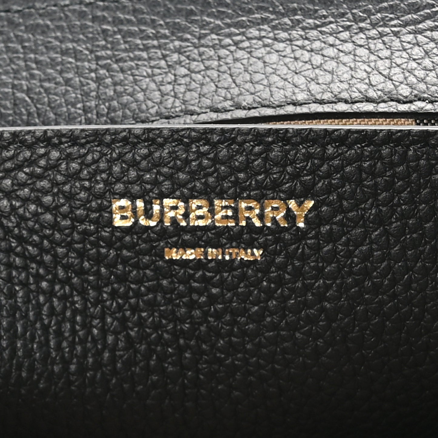 Grainy Calfskin Vintage Check Note Crossbody Bag Black