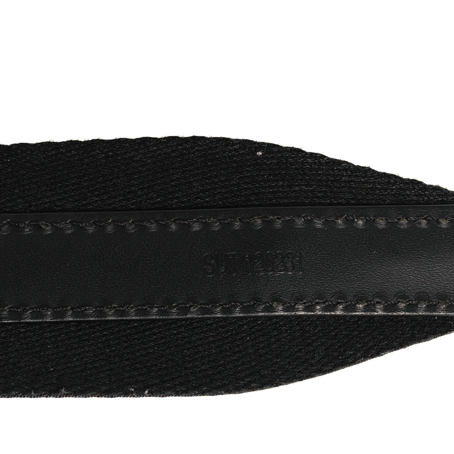 Goyard Canvas Calfskin Adjustable Shoulder Strap Black 4 of 4