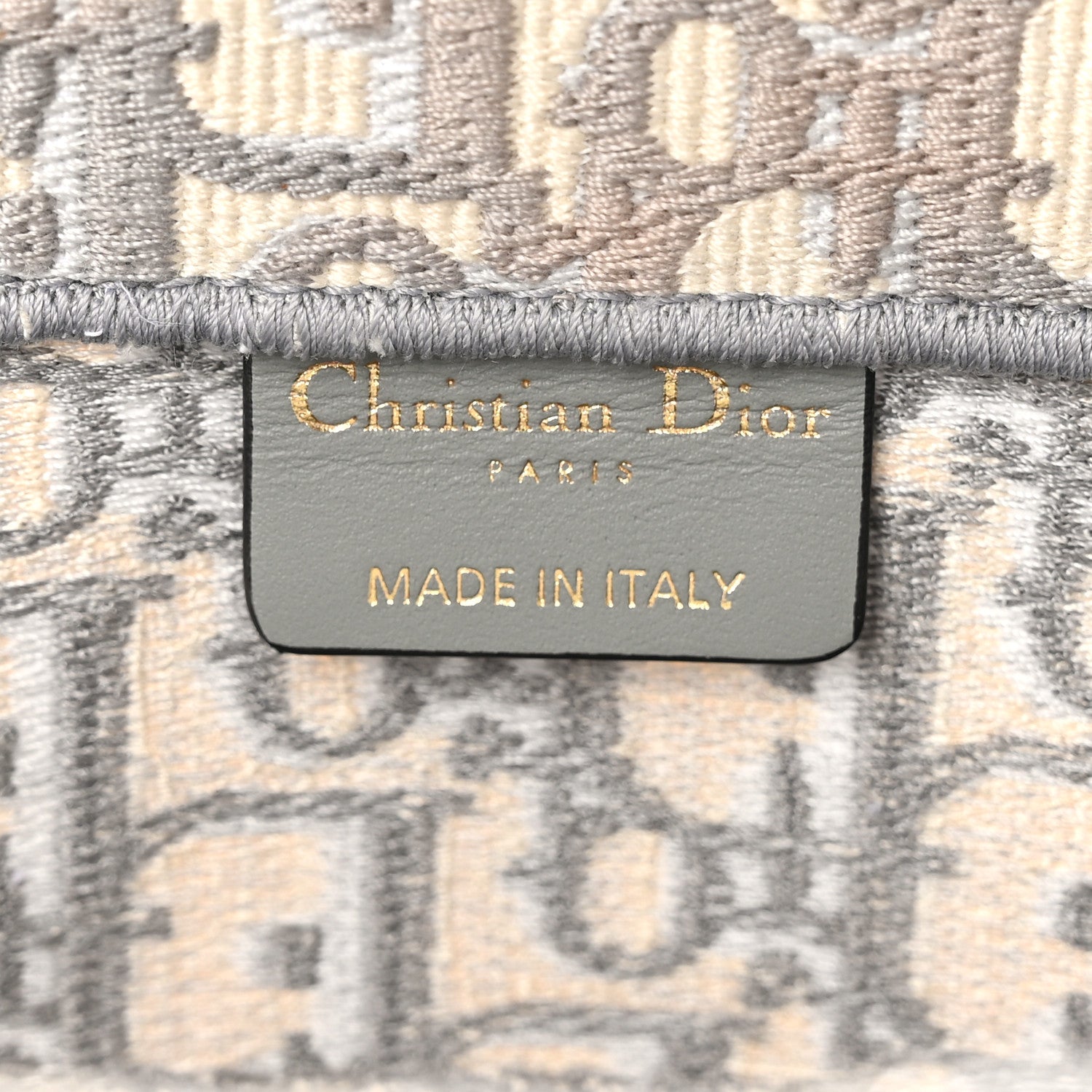 Christian Dior Oblique Medium Book Tote Grey 6 of 10