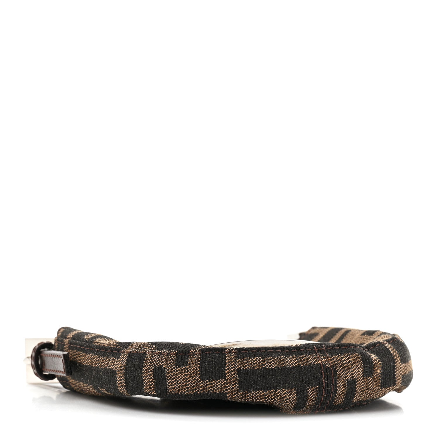 Fendi Zucca Mini Half Moon Baguette Tobacco 4 of 9