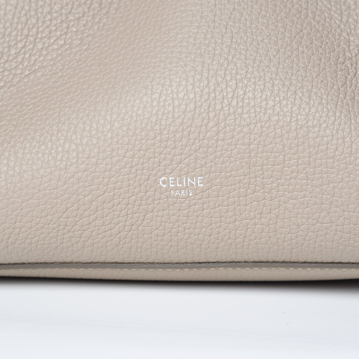 Supple Grained Calfskin Small Big Bag Light Taupe