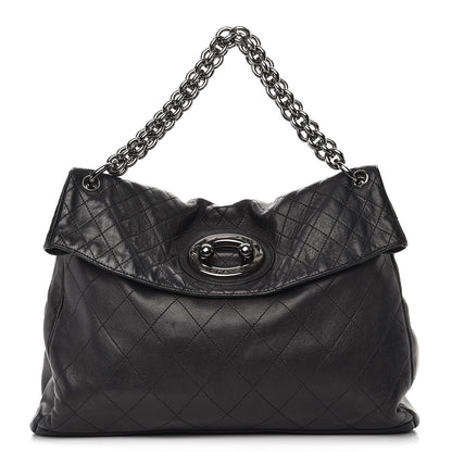 Chanel Lambskin Quilted New Lock Flap Black 1 of 10