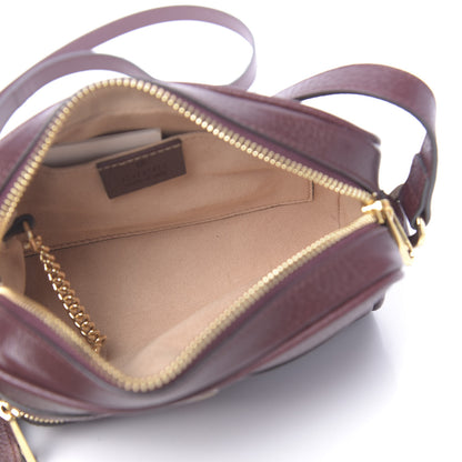 Gucci Calfskin Web Mini Ophidia Shoulder Bag Vintage Bordeaux 5 of 11
