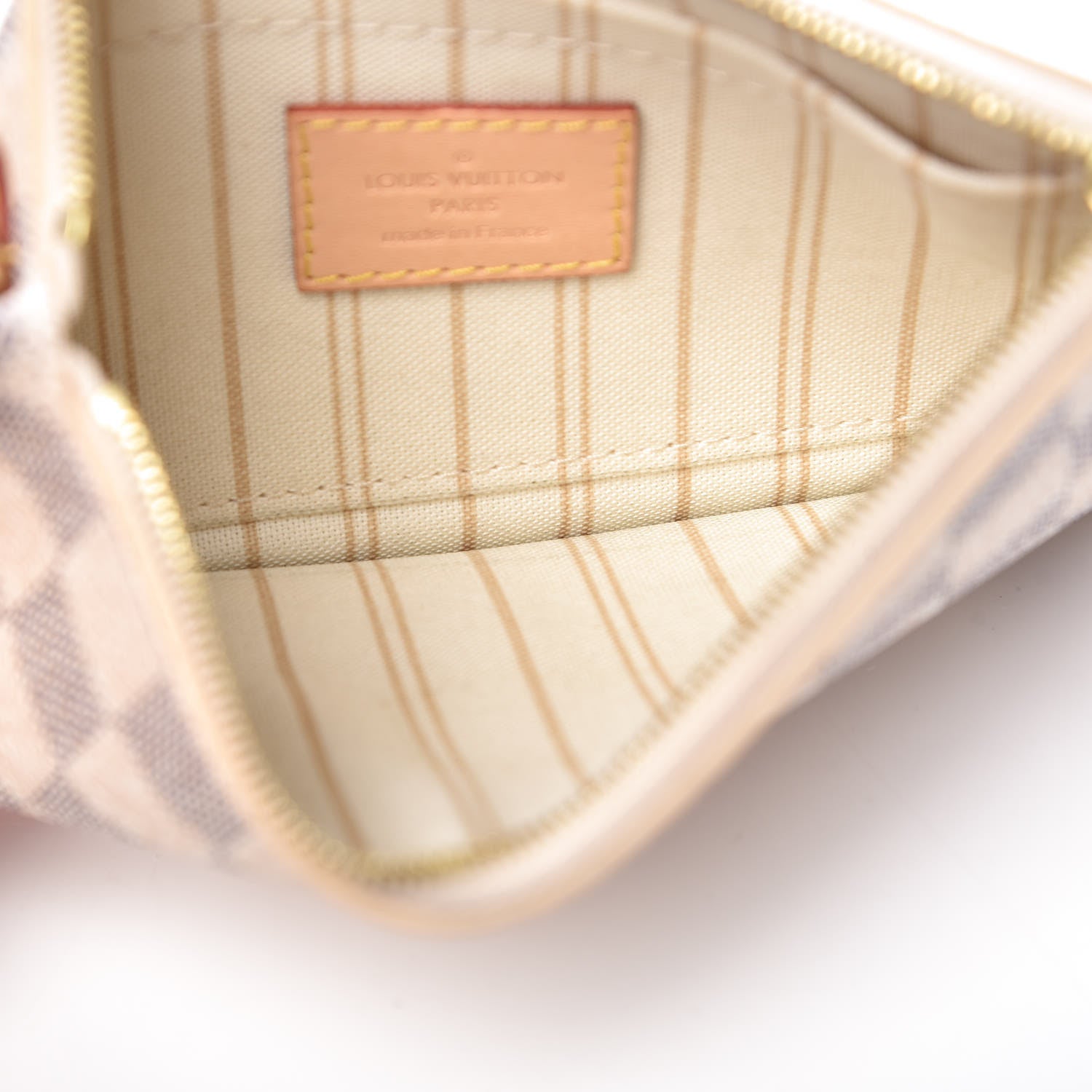 Louis Vuitton Damier Azur Neverfull PM Pochette 5 of 9