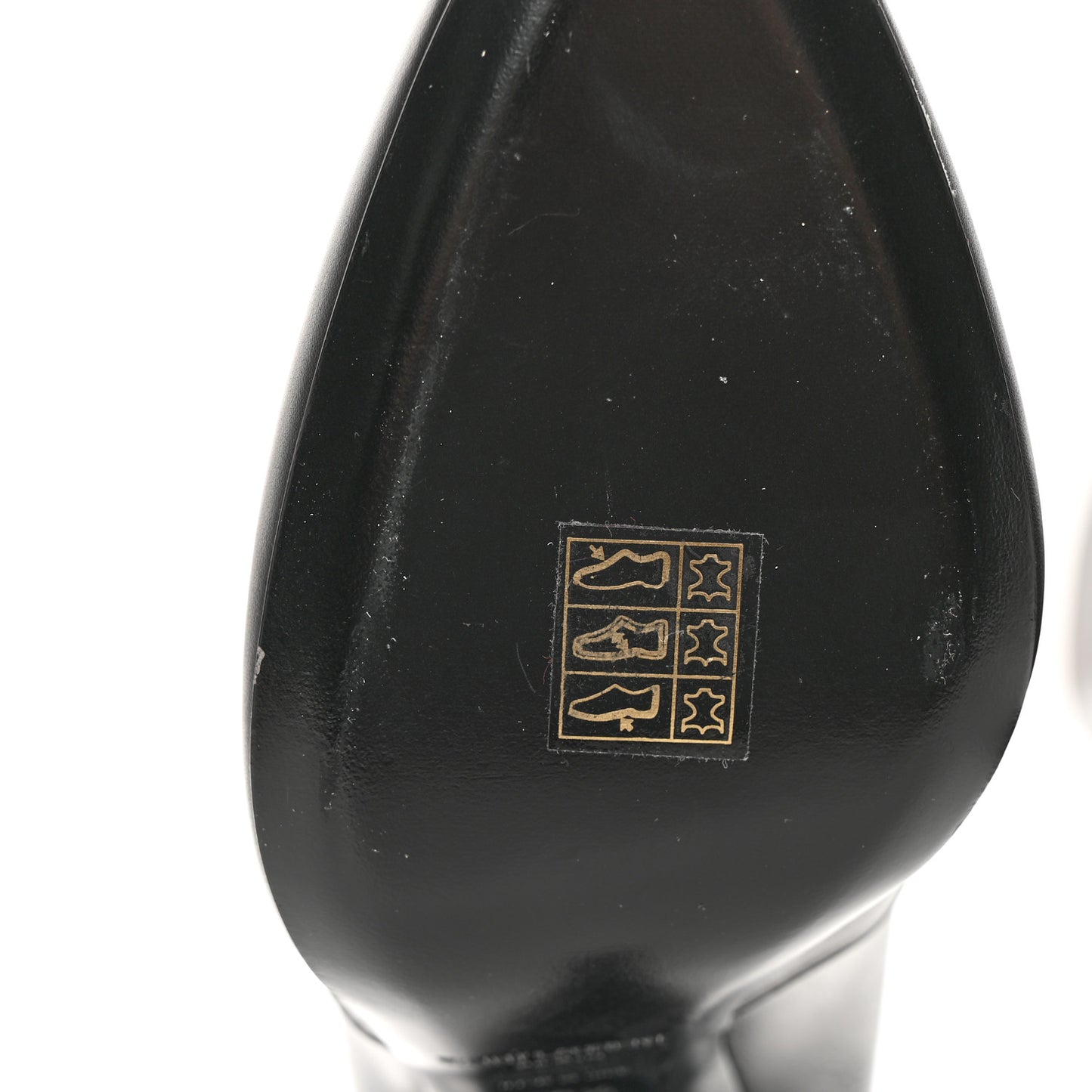 Lambskin Koller 110 Tall Boots 40.5 Black