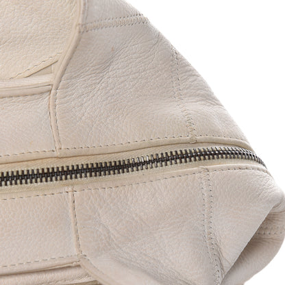Chanel Caviar Square Stitched Large Tote White 8 of 23