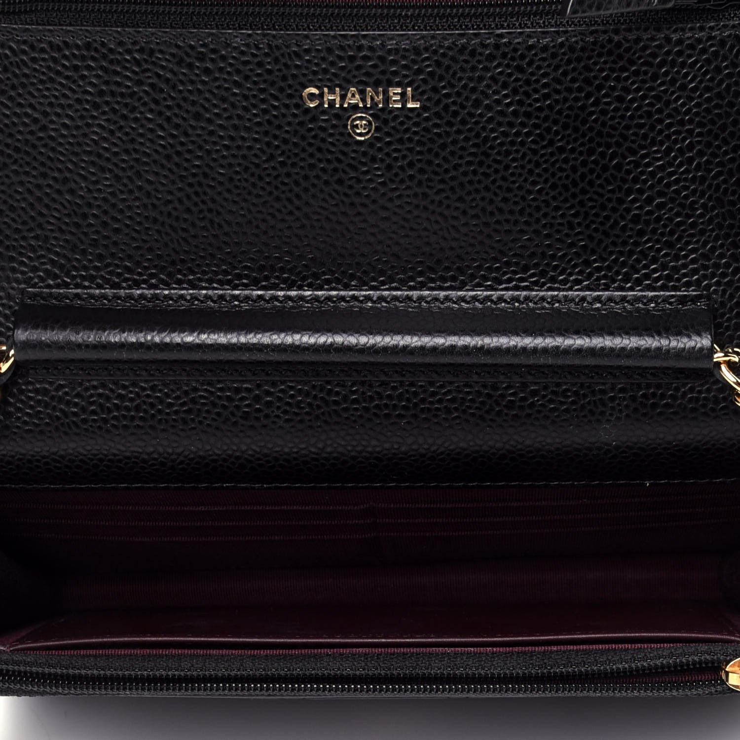 Chanel Caviar Quilted Wallet On Chain WOC Black 4 of 4