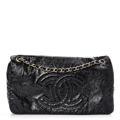 Chanel Vinyl Medium Rock and Chain Flap Black 1 of 8