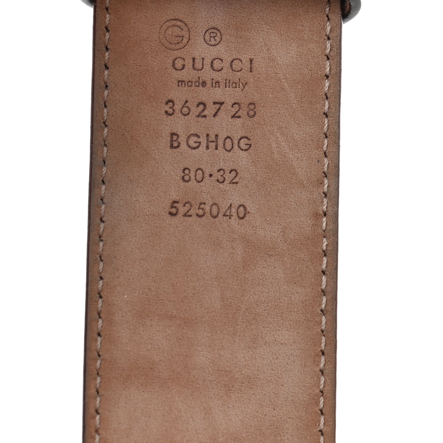 Gucci Calfskin 1973 Belt 80 32 Camelia 5 of 6