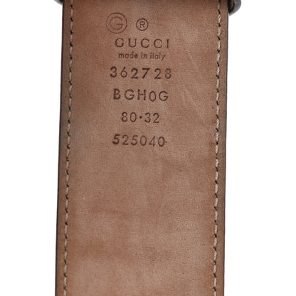 Gucci Calfskin 1973 Belt 80 32 Camelia 5 of 6