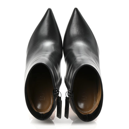 Loewe Calfskin Rose Boots 37 Black 2 of 9
