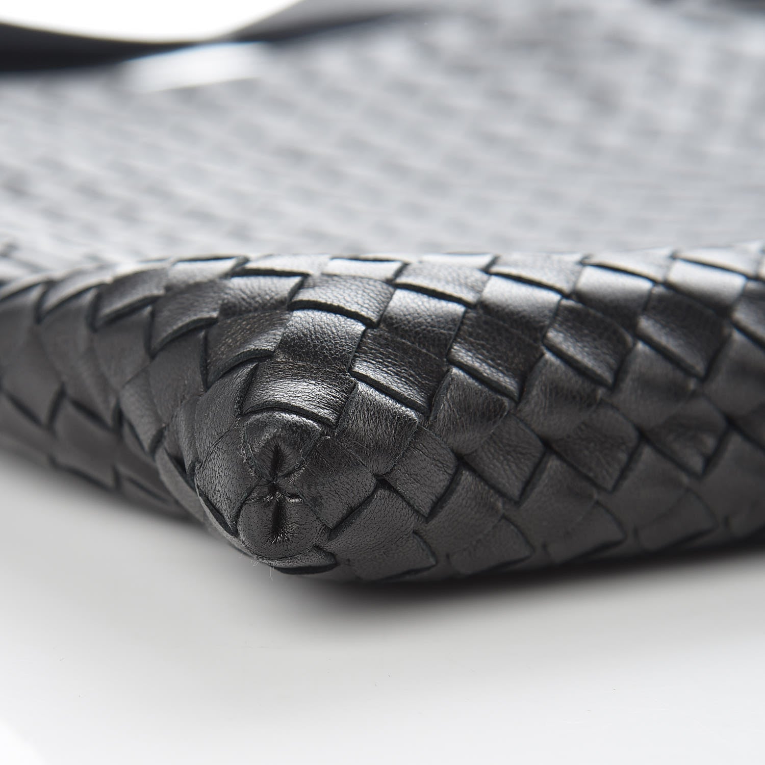 Bottega Veneta Nappa Intrecciato VN Crossbody Messenger Bag Black 9 of 12