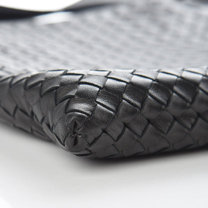 Bottega Veneta Nappa Intrecciato VN Crossbody Messenger Bag Black 9 of 12