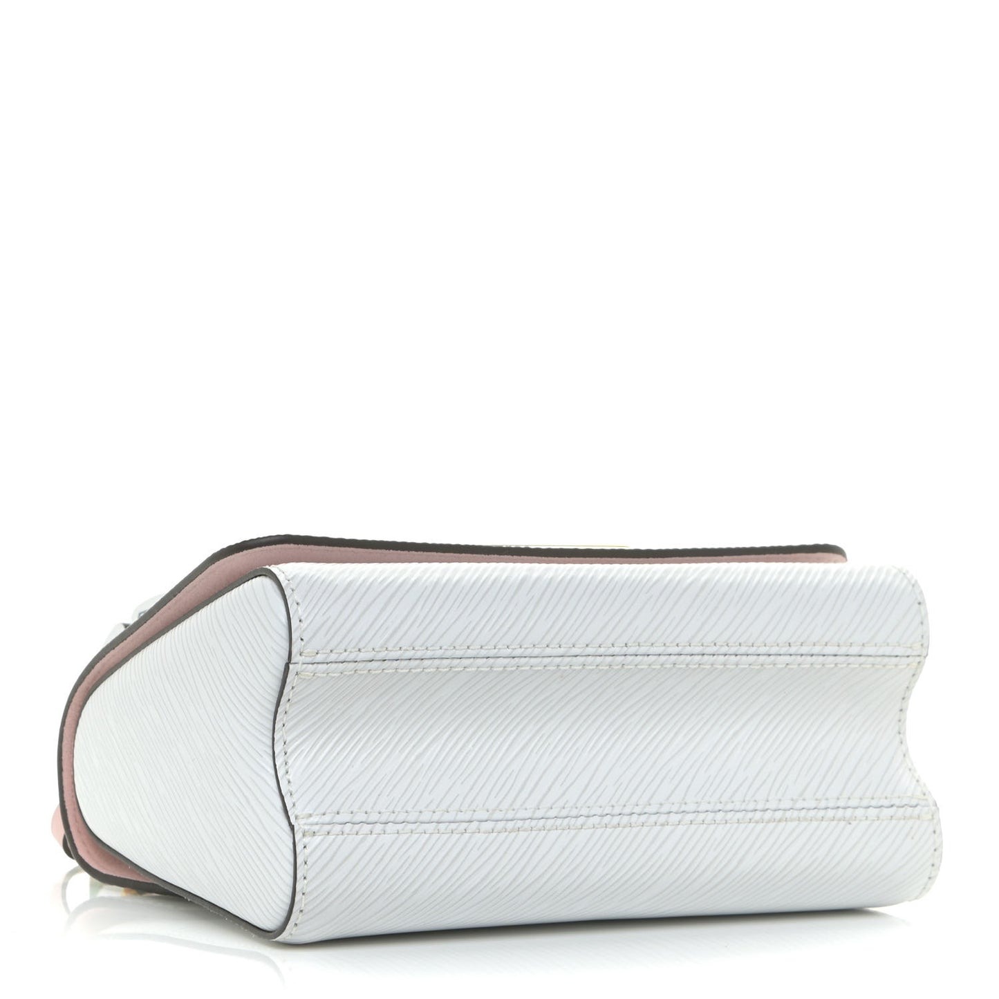 Epi Asnieres Flowers Twist Shoulder Bag PM White