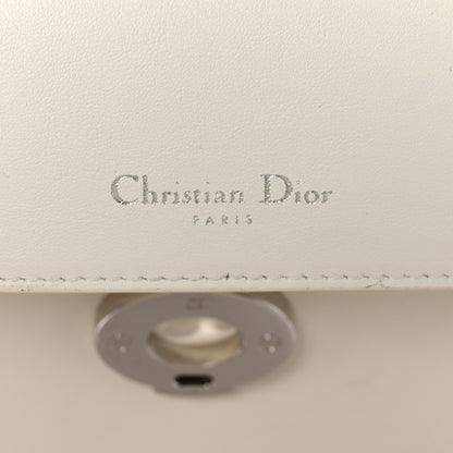 Christian Dior Smooth Calfskin Bi-Color Small Be Dior Flap White Black 7 of 11