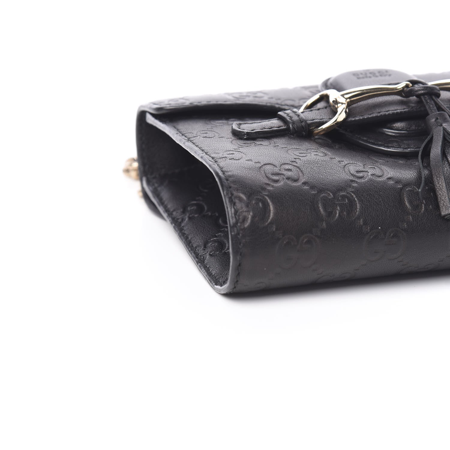 Gucci Guccissima Mini Emily Shoulder Bag Black 7 of 10