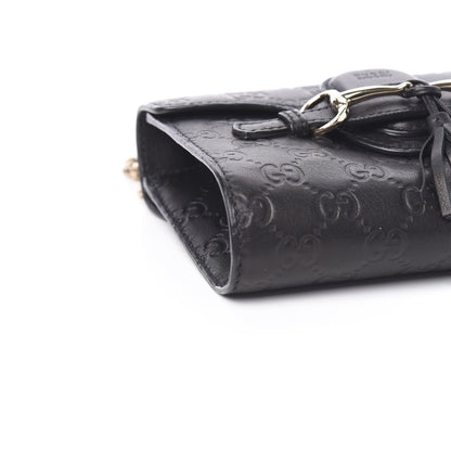 Gucci Guccissima Mini Emily Shoulder Bag Black 7 of 10