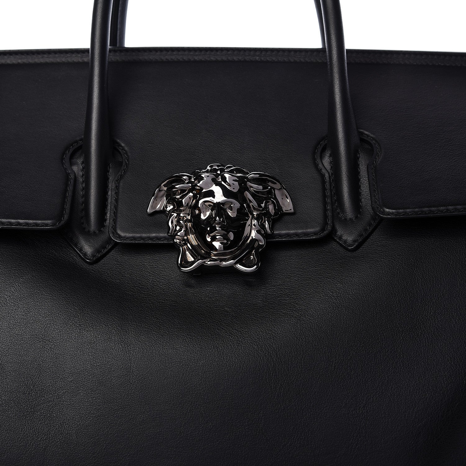 Versace Calfskin XL Palazzo Empire Bag Black 7 of 15
