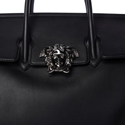 Versace Calfskin XL Palazzo Empire Bag Black 7 of 15