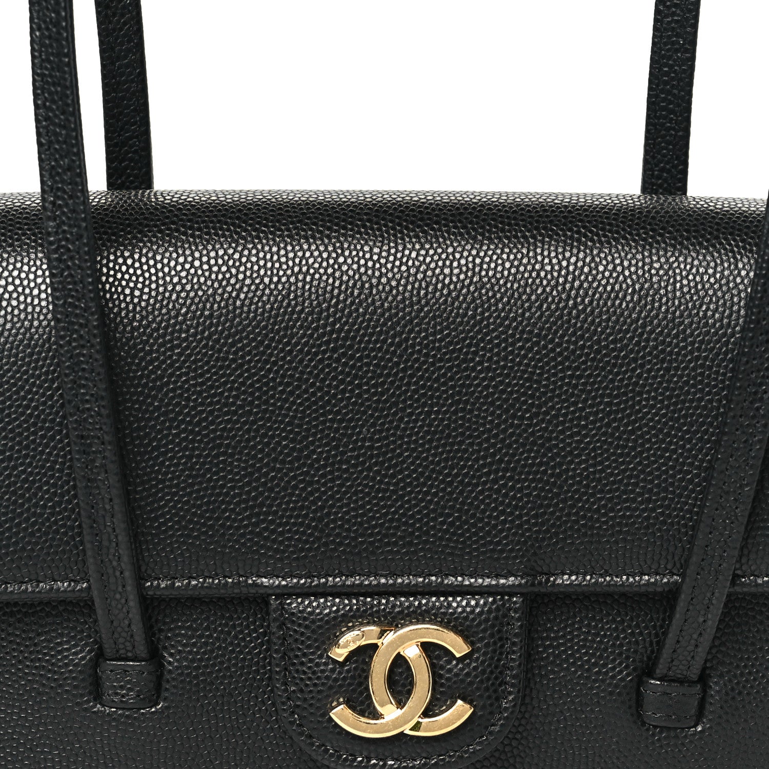 Chanel Shiny Caviar Mini Preppy Coco Shoulder Bag Black 8 of 10