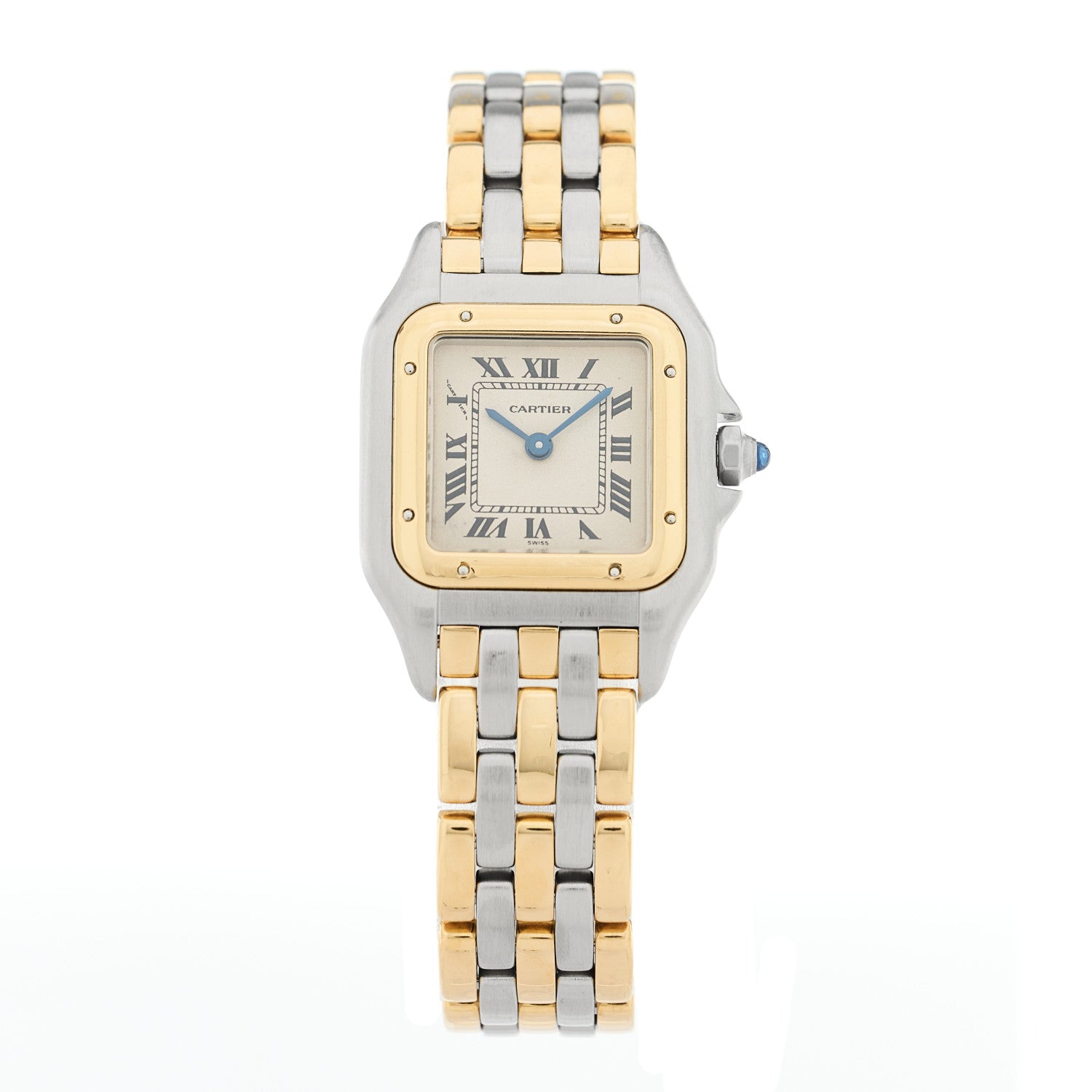 Cartier Stainless Steel 18K Yellow Gold 22mm Panthere Quartz Watch 1 of 4