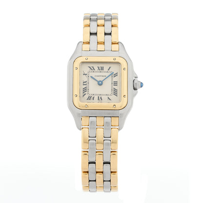 Cartier Stainless Steel 18K Yellow Gold 22mm Panthere Quartz Watch 1 of 4
