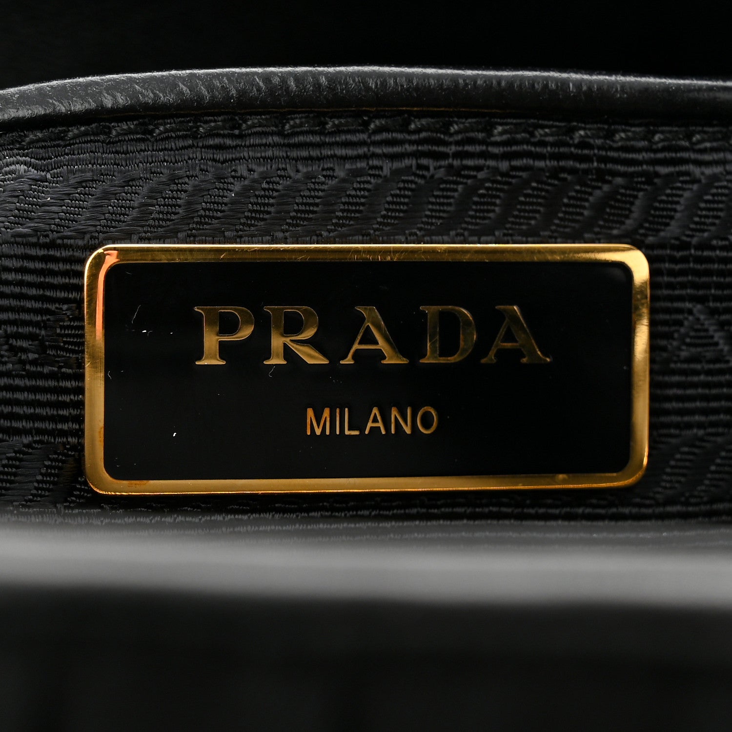 Prada Tessuto Nylon Gaufre Small Tote Black 6 of 9