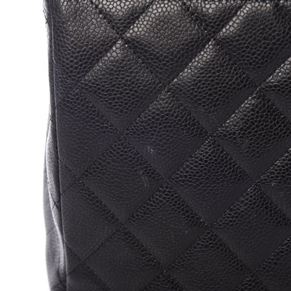 Chanel Caviar Quilted Jumbo Single Flap Black 9 of 17