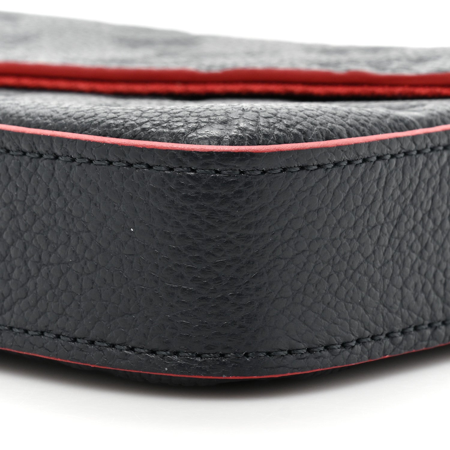 Louis Vuitton Empreinte Pochette Felicie Chain Wallet Marine Rouge 8 of 11