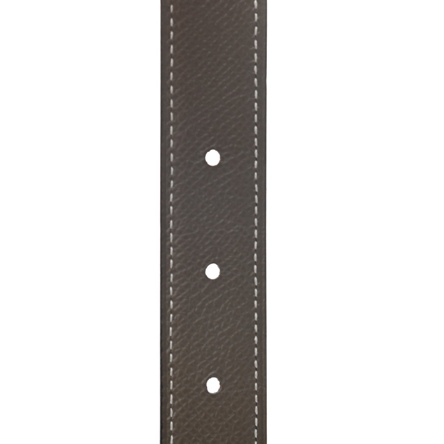 Hermes Swift Epsom 24mm Mini Constance H Belt 75 Black Etoupe 4 of 5