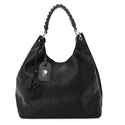 Louis Vuitton Mahina Carmel Hobo Black 1 of 11