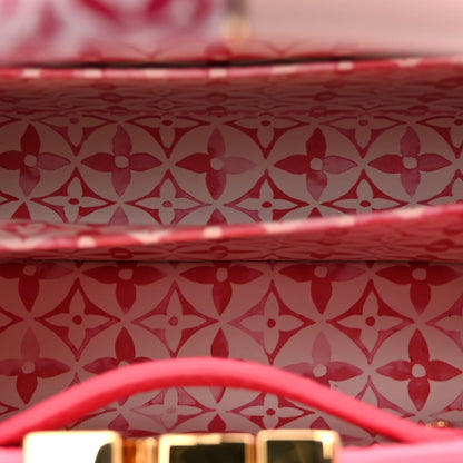 Louis Vuitton Taurillon Monogram Tile Capucines Mini Dragonfruit Ballet Pink 5 of 9