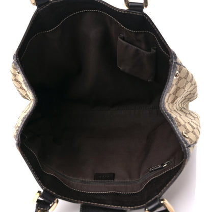 Gucci Monogram New Ladies Web Tote Dark Brown 5 of 15