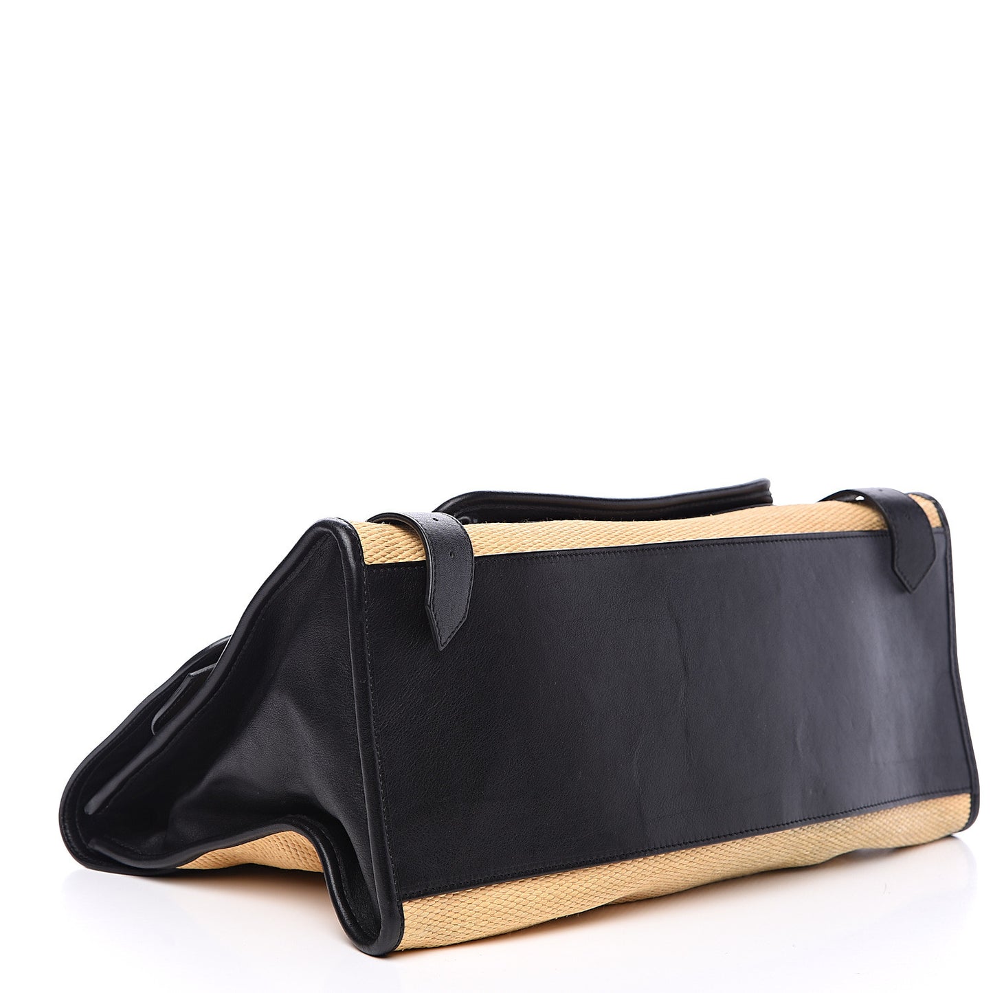 Calfskin Straw PS1 Keep All Black