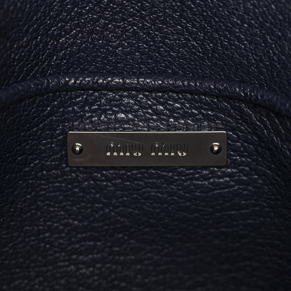 Miu Miu Denim Matelasse Crystal Chain Crossbody Bag Blue 6 of 9