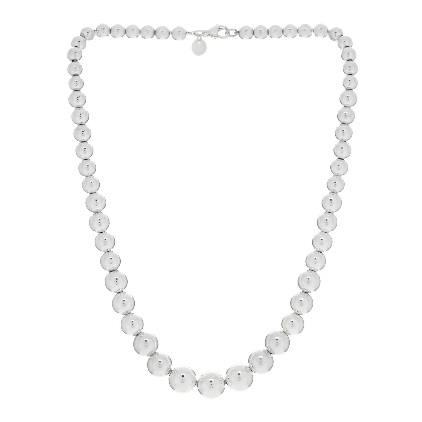 Sterling Silver HardWear Graduated Ball Necklace