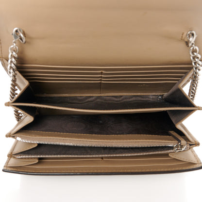 Gucci GG Supreme Monogram Mini Dionysus Chain Wallet Beige Taupe 5 of 10