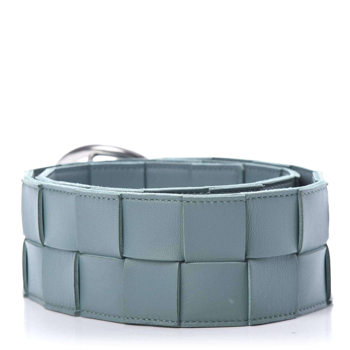 Nappa Maxi Intrecciato Wide Belt 80 32 Storm