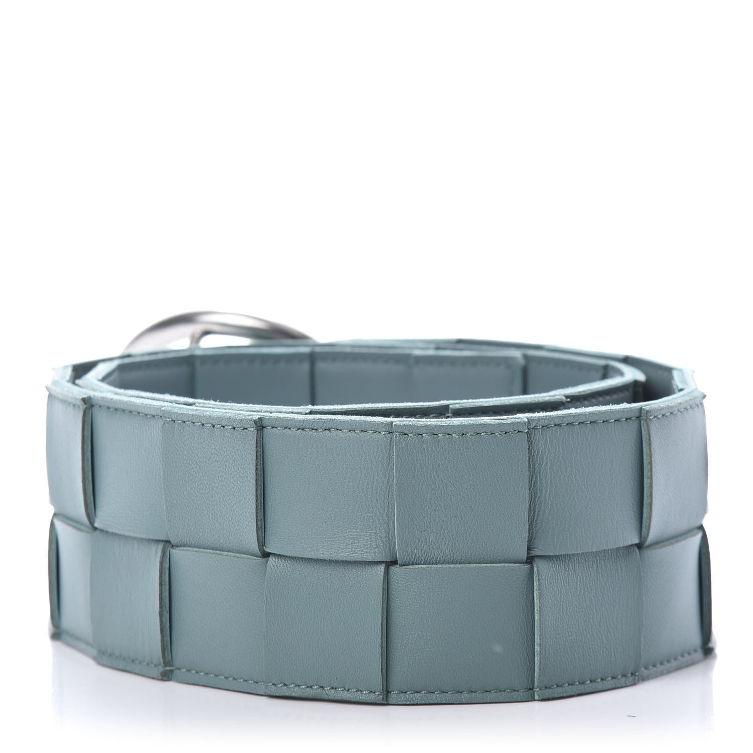Bottega Veneta Nappa Maxi Intrecciato Wide Belt 80 32 Storm 2 of 5