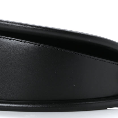 Salvatore Ferragamo Calfskin Aura Shoulder Bag Black 9 of 9