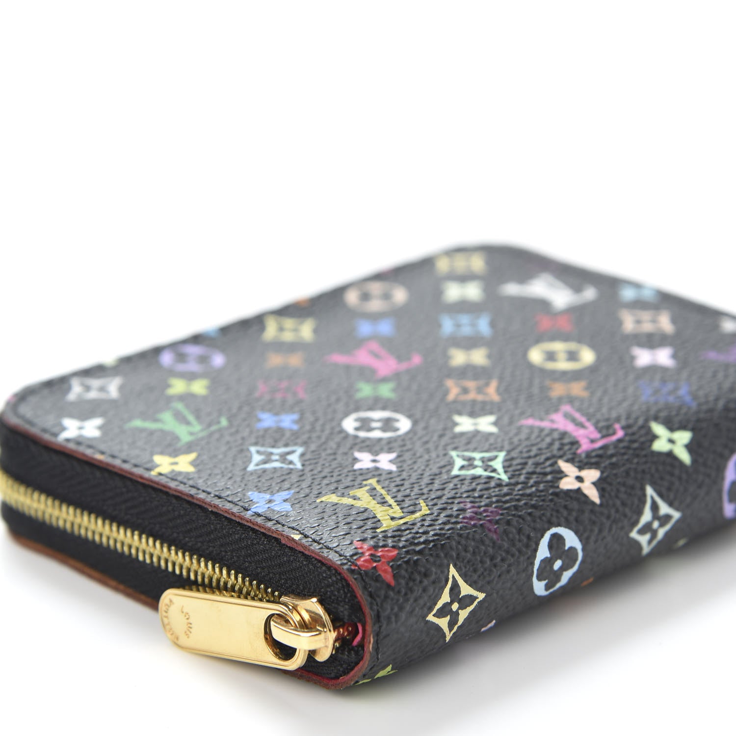 Louis Vuitton Monogram Multicolor Zippy Coin Purse Black Grenade 5 of 8