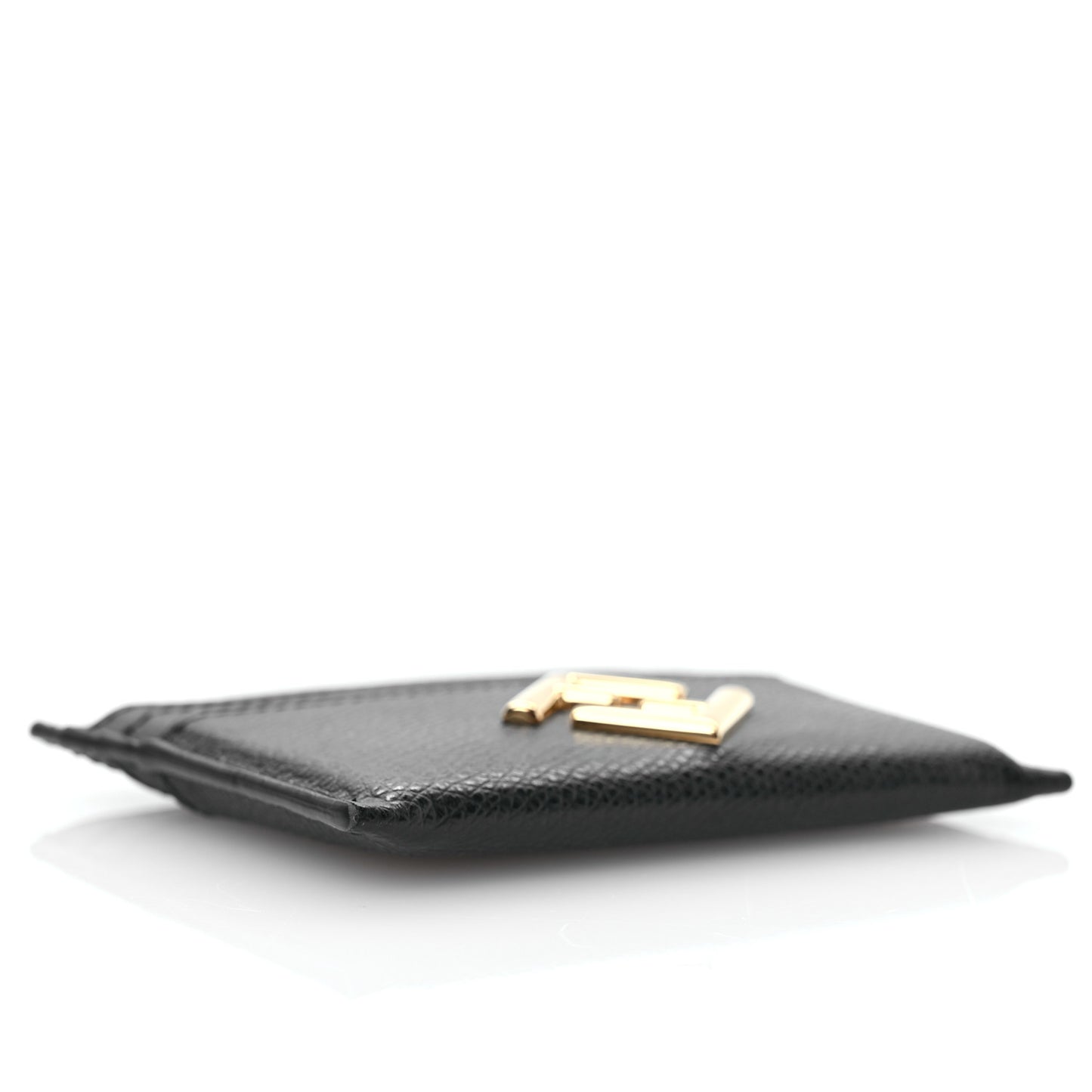 Vitello Cruise FF Diamonds Card Holder Black