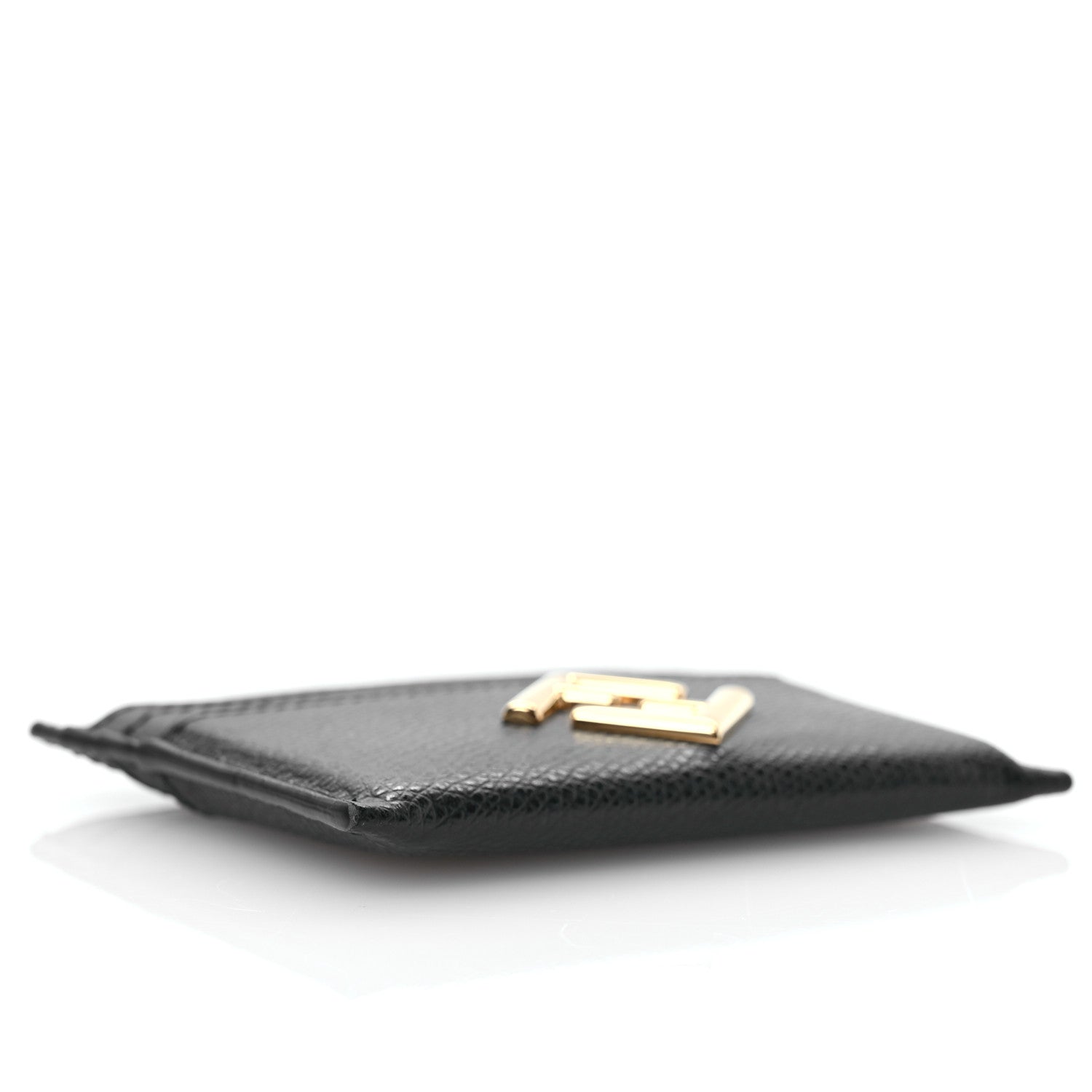 Fendi Vitello Cruise FF Diamonds Card Holder Black 4 of 8