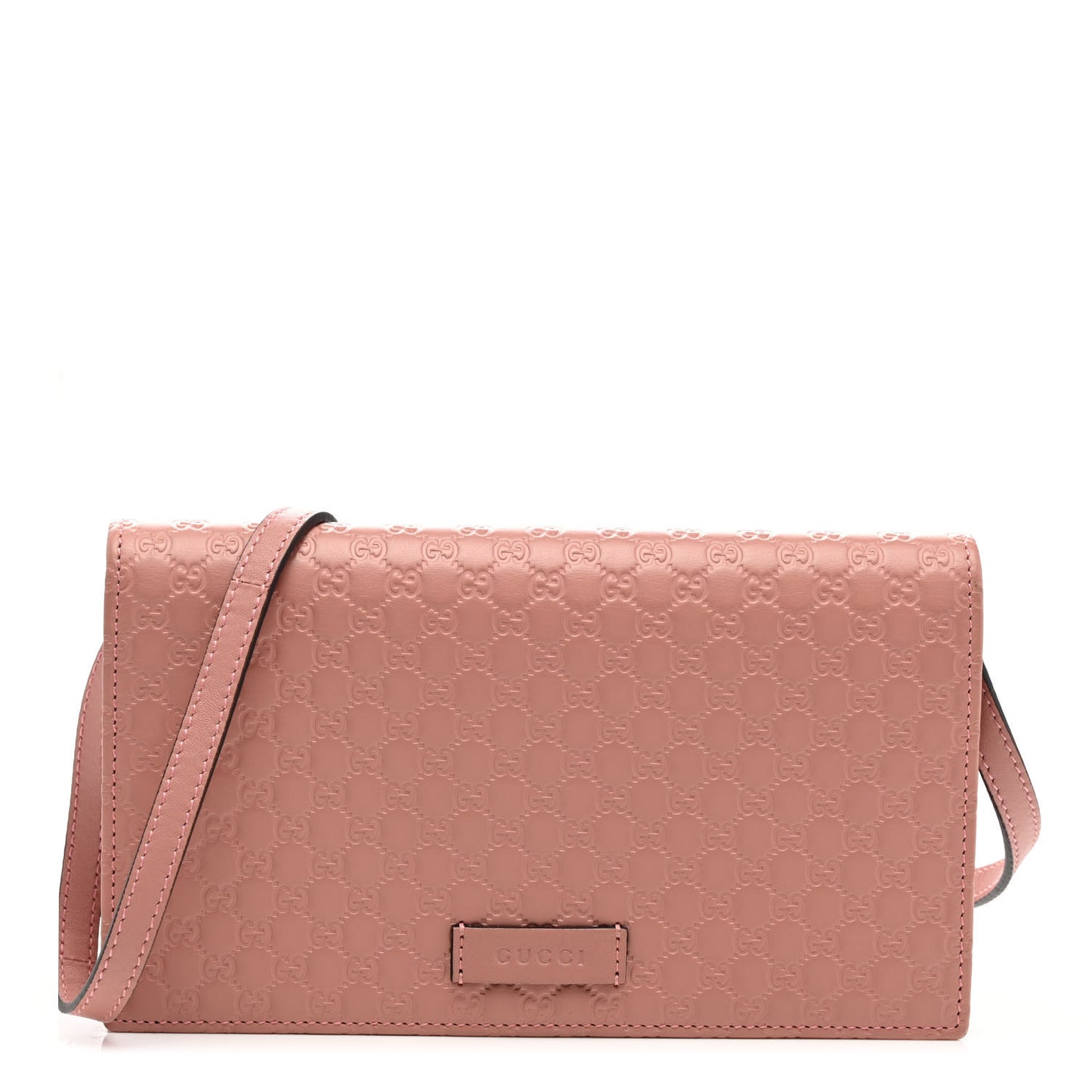 Microguccissima Crossbody Wallet Soft Pink